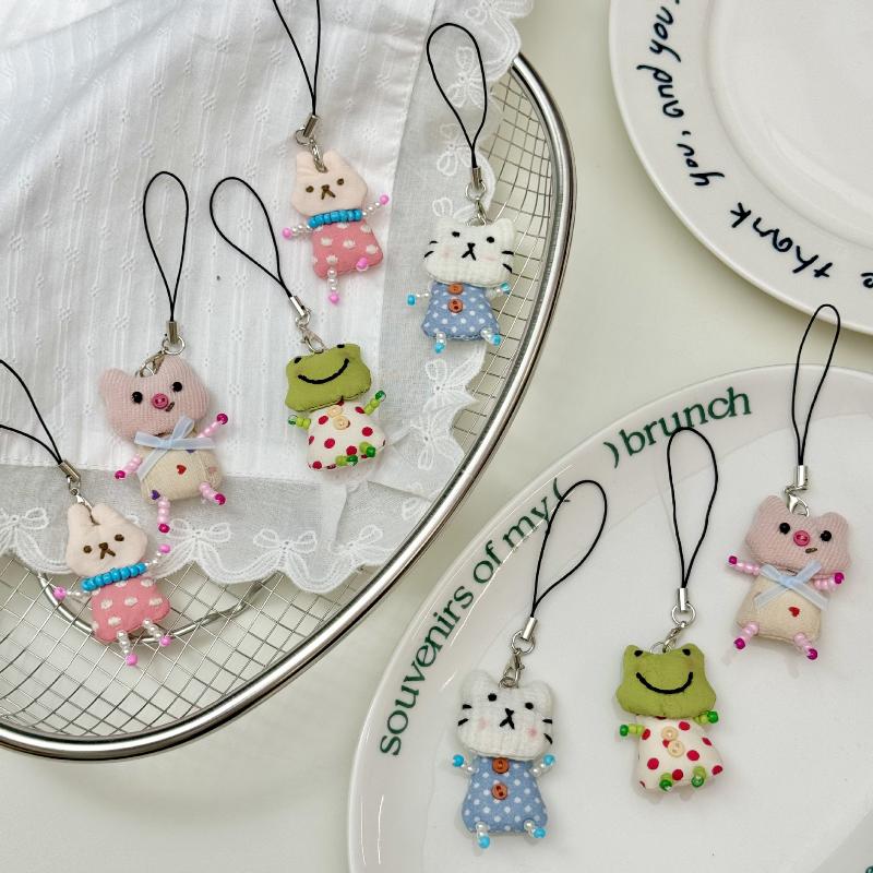 Women'S Young Bags - Porte-clés pendentif grenouille, cochon, chat pour