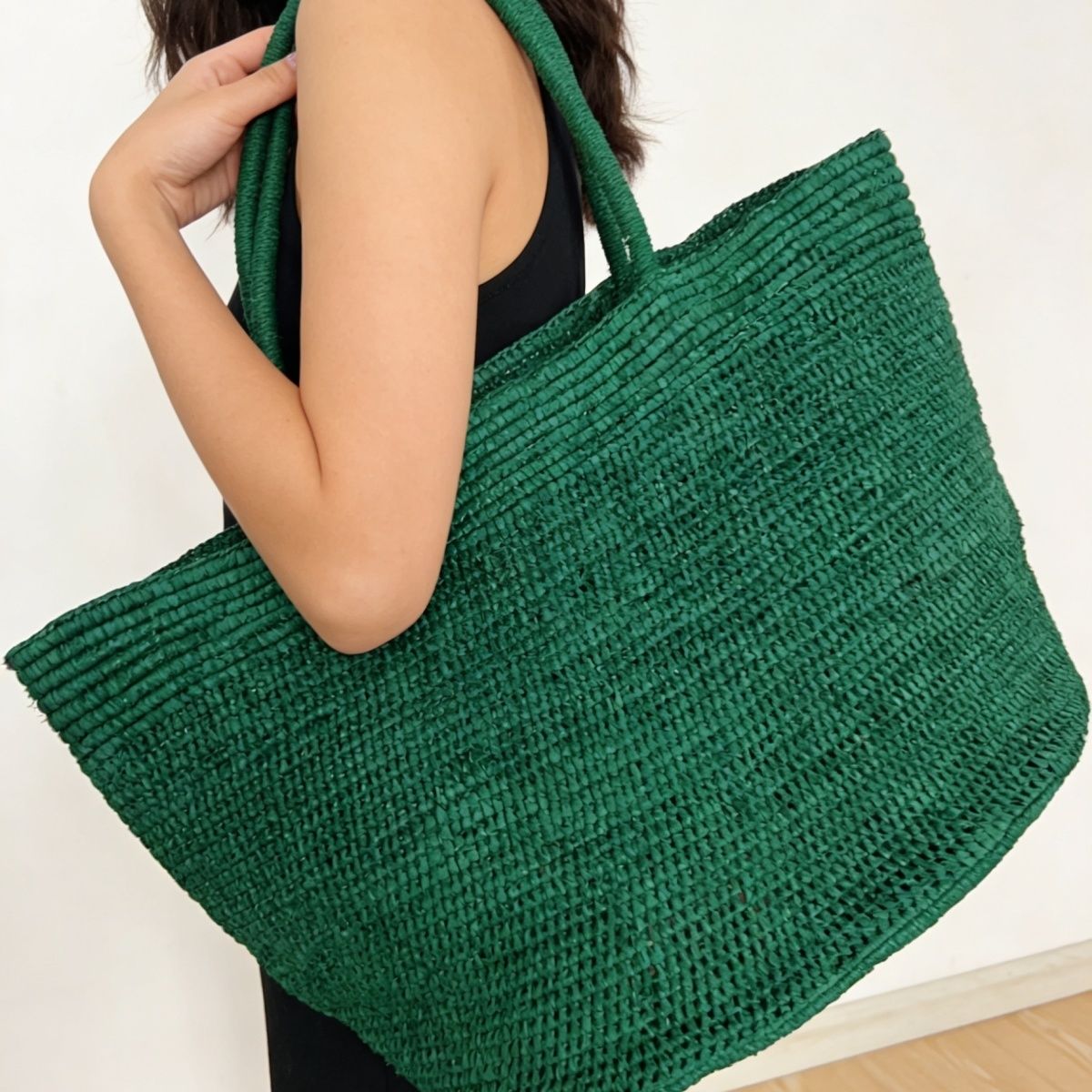 Women'S Raffia Bags - Sac à main fourre-tout en paille