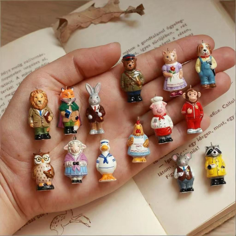 Women'S Young Bags - Breloques créatives en forme d'animaux anthropomorphes