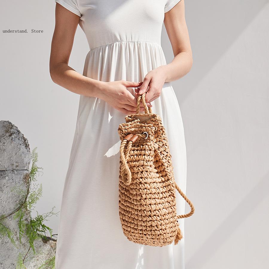 Sacs à bandoulière de plage à  - Women'S Raffia Bags avis et prix
