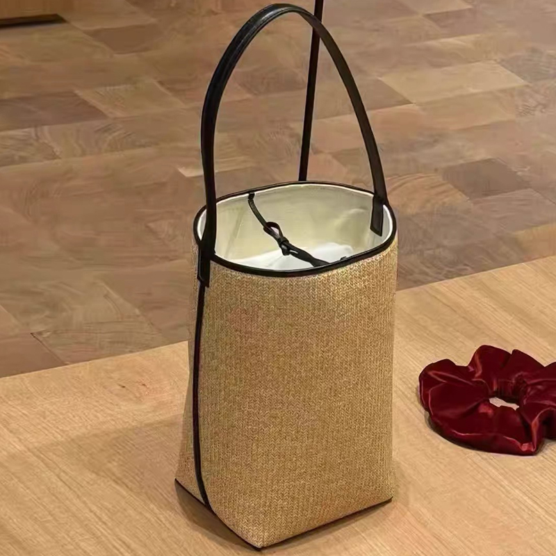 Petit sac seau de plage classi - Women'S Raffia Bags avis et prix
