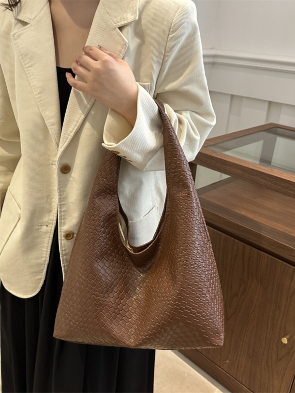 Sac cabas tissé tendance pour  - Women'S Young Bags avis et prix