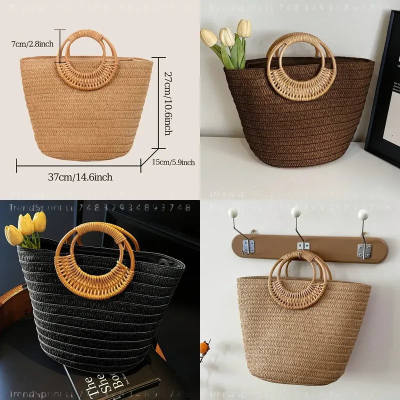 Sac fourre-tout d'été en papie - Women'S Bags Handbags avis et prix