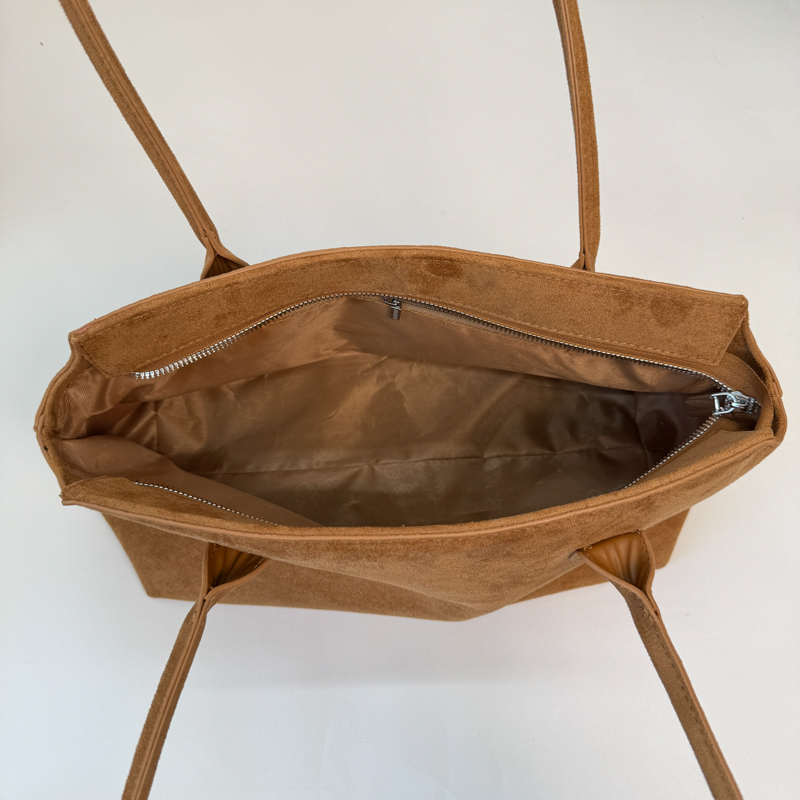 Sac à aisselles en daim marron - Women Hand Bags For Office avis et prix